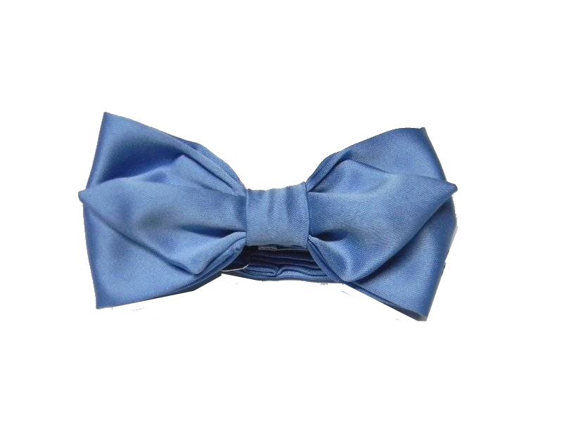 Papillon uomo azzurro poli vari cravatta a farfalla azzurra bow-tie made italy - Picture 7 of 7