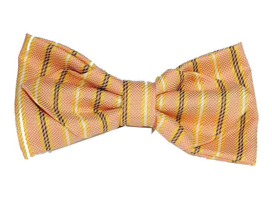 Novita papillon uomo con punte striped tips bow-tie cravatta farfalla farfallino - Picture 12 of 14