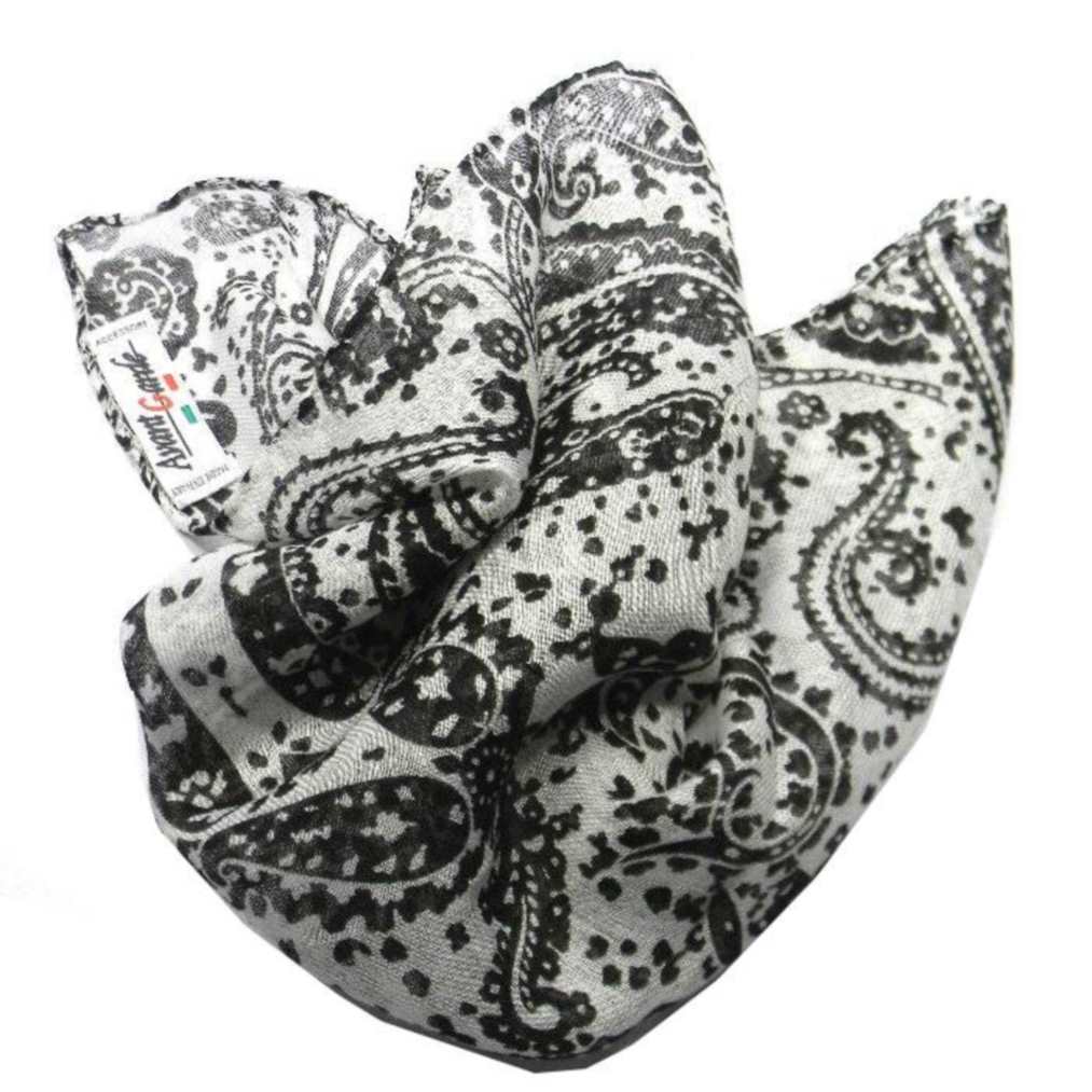 POCHETTE DA TASCHINO UOMO FANTA PAISLEY MEN HANDKERCHIEF TASCHENTOUCH made italy - Picture 4 of 4