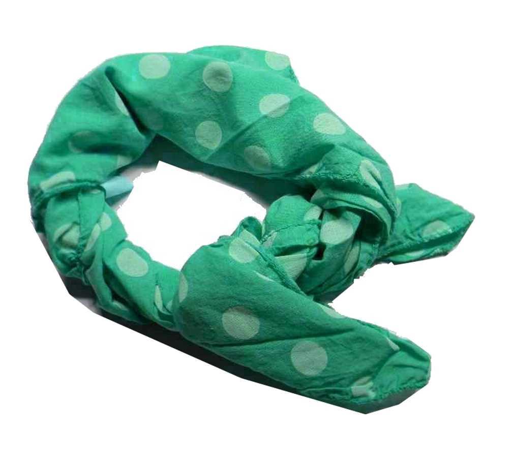 Fazzoletto da Collo Donna a Pois Rosso Blu FOULARD Bandanna a Pallini Bianchi - Foto 8 di 10