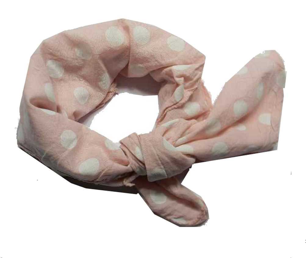 Fazzoletto da Collo Donna a Pois Rosso Blu FOULARD Bandanna a Pallini Bianchi - Foto 9 di 10