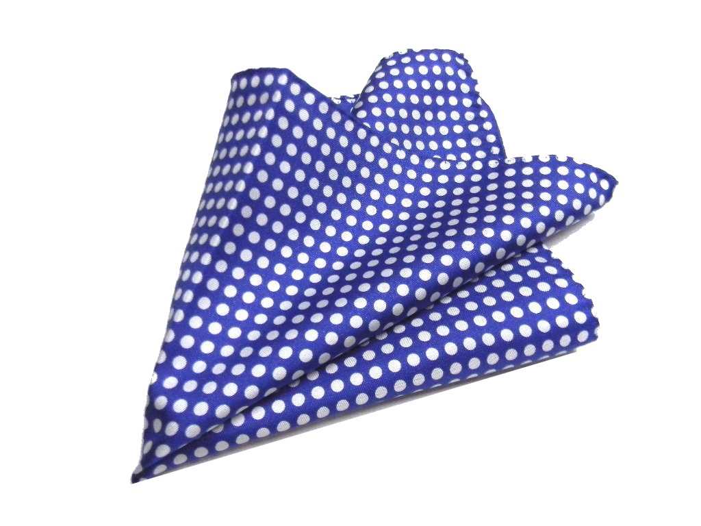 Fazzoletto da taschino uomo blu chiaro a pois bianchi pochette di seta da  giacca | eBay
