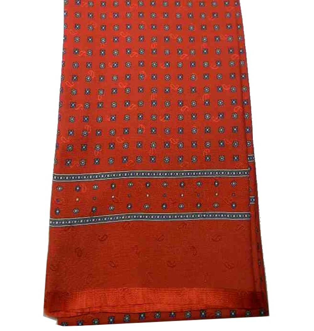 SCIARPA elegante rosso bordeaux seta per uomo sciarpe tubolari Made in Italy - Imagen 6 de 8
