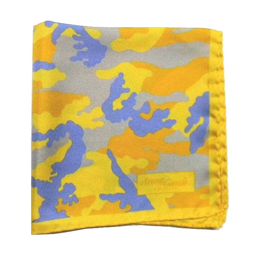 POCHETTE DA TASCHINO UOMO CAMOUFLAGE SETA MADE ITALY FAZZOLETTO FANTASY MIMETICA - Bild 10 von 31