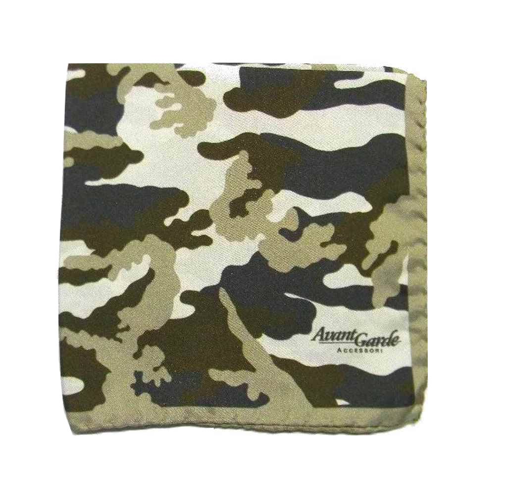 POCHETTE DA TASCHINO UOMO CAMOUFLAGE SETA MADE ITALY FAZZOLETTO FANTASY MIMETICA - Bild 22 von 31