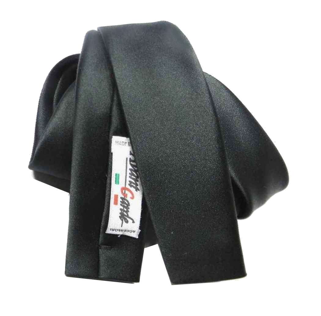 CRAVATTA punta tagliata stretta vari colori OFFERTA NEGOZIO SPECIALI produzione - Picture 14 of 18