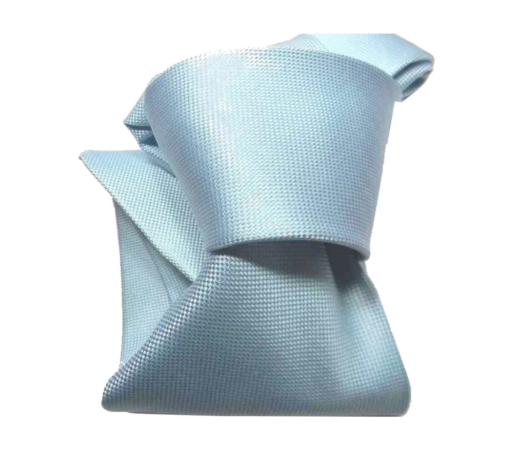 CRAVATTA TURCHESE CHIARO AZZURRINO SETA SILK OFFERTA CRAVATTE DI SETA MADE ITALY - Imagen 2 de 2