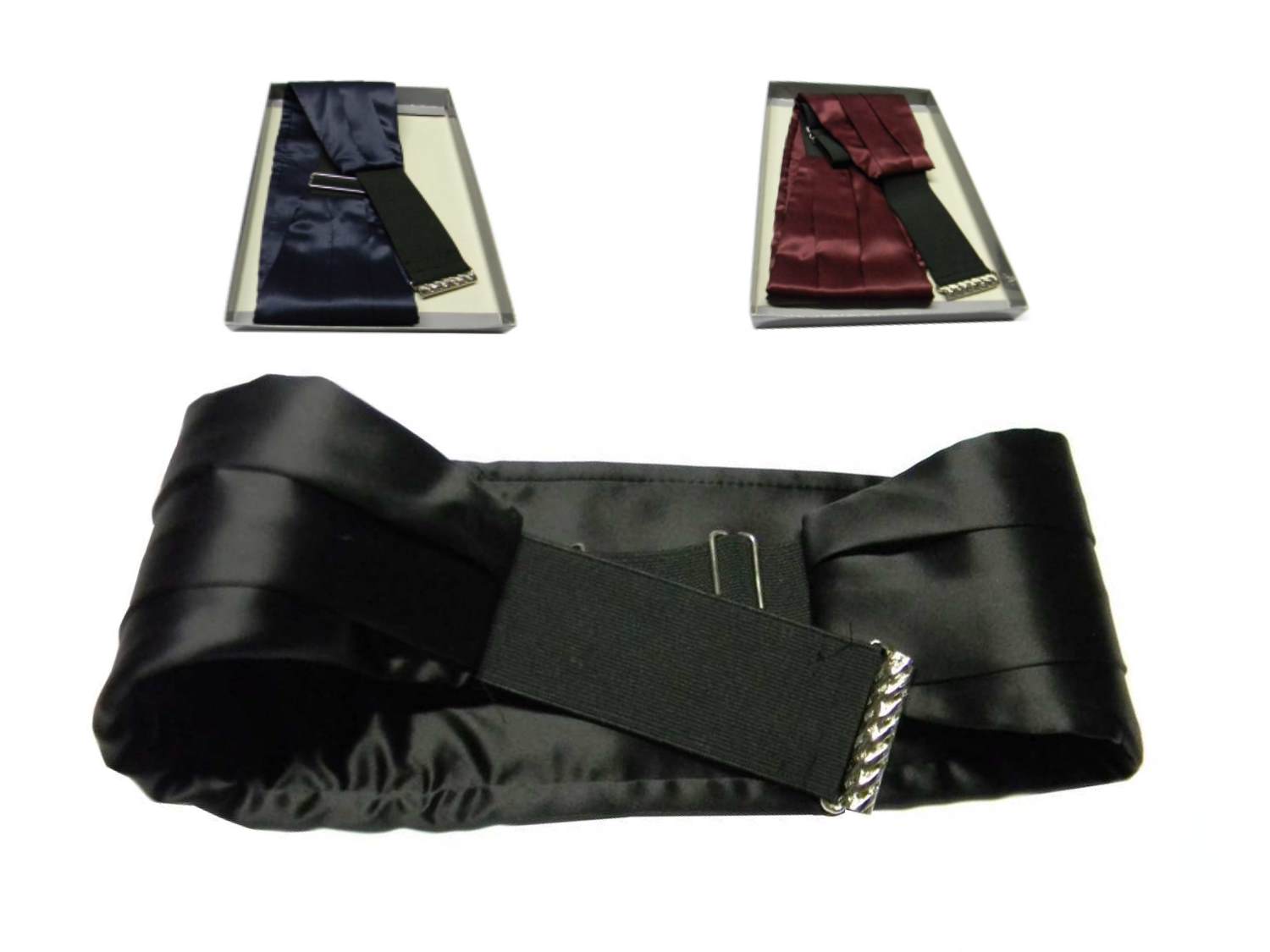 Fascia smoking uomo seta nera blu bordeaux cerimonia pregiata anche papillon  | eBay