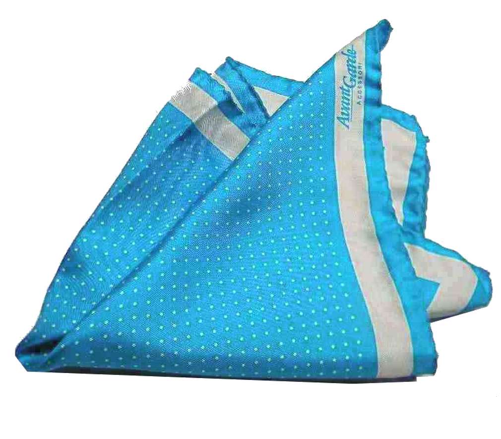 NOVITA FAZZOLETTO UOMO A POIS COLORI FLUORESCENTI POCHETTE DA TASCHINO FLUO - Foto 12 di 12