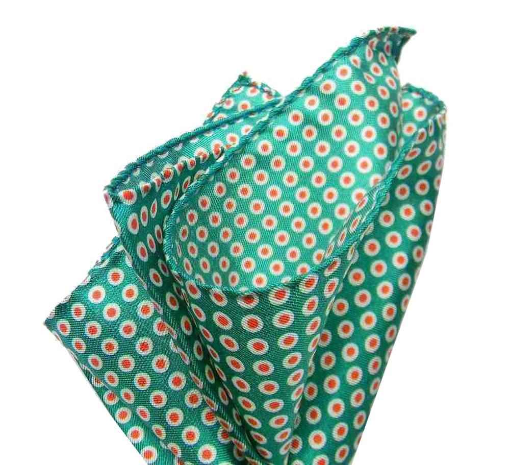 neu Herren Einstecktuch mit Kugeln Retro Einstecktuch Seide Vintage Style it - Bild 11 von 30