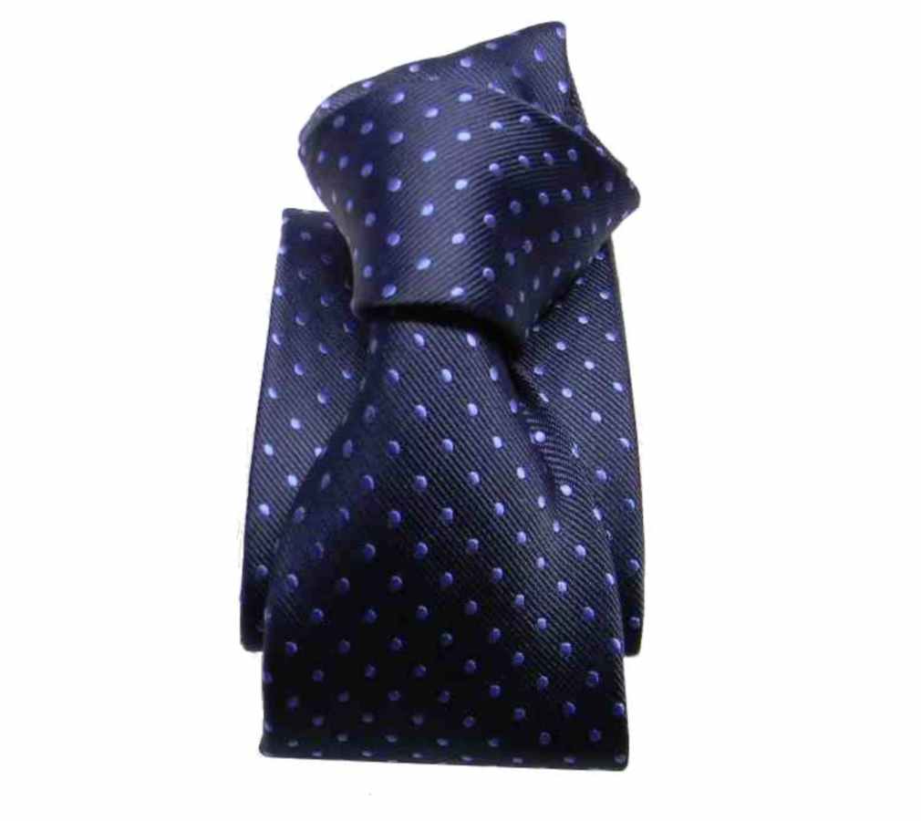 Cravatta uomo a pois azzurra arancione gialla blu verde pallini varie in offerta - Foto 10 di 12