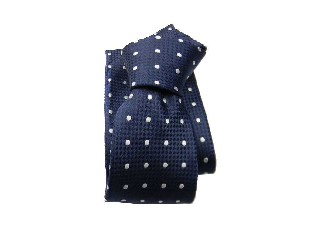 Cravatta uomo a pois azzurra arancione gialla blu verde pallini varie in offerta - Foto 9 di 12