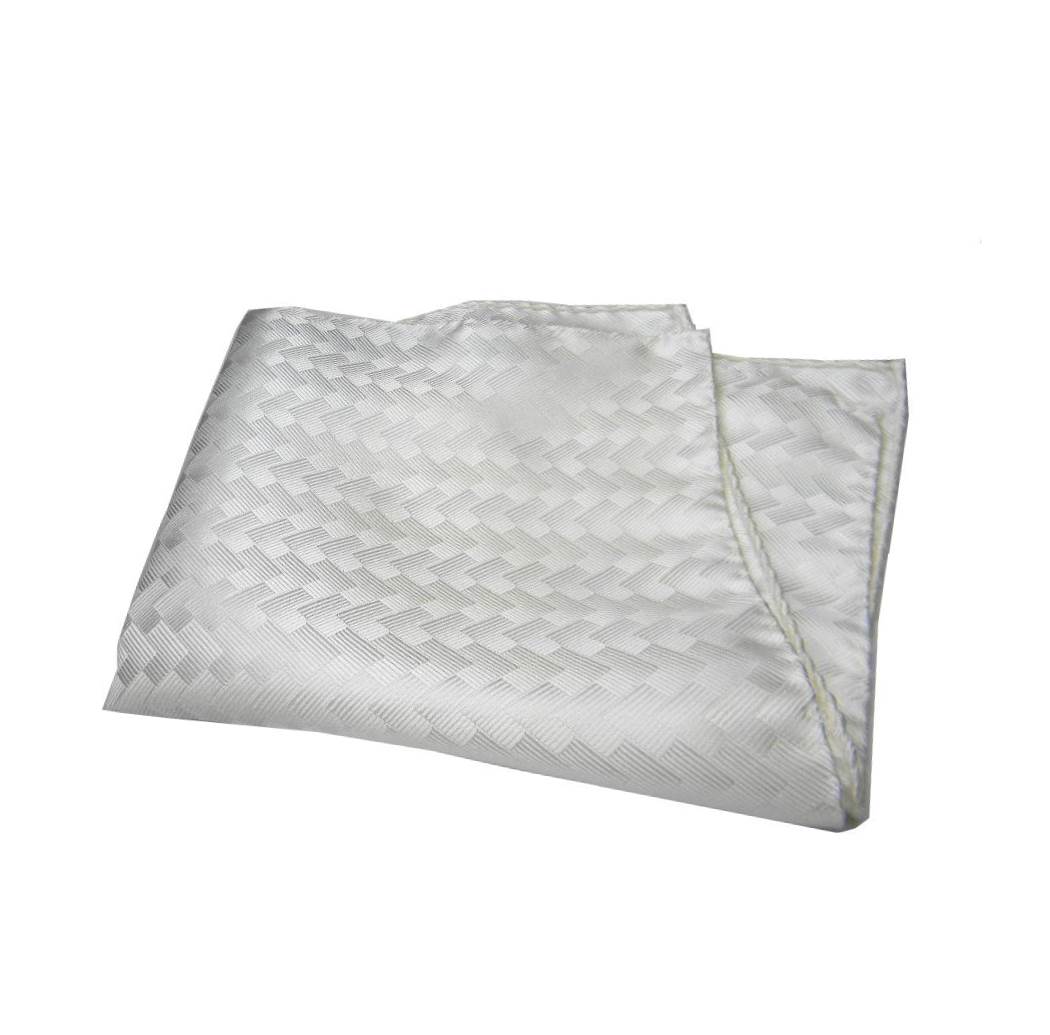 Fazzoletto da taschino uomo bianco pochette seta bianca avorio fazzoletti elegan - Imagen 7 de 11