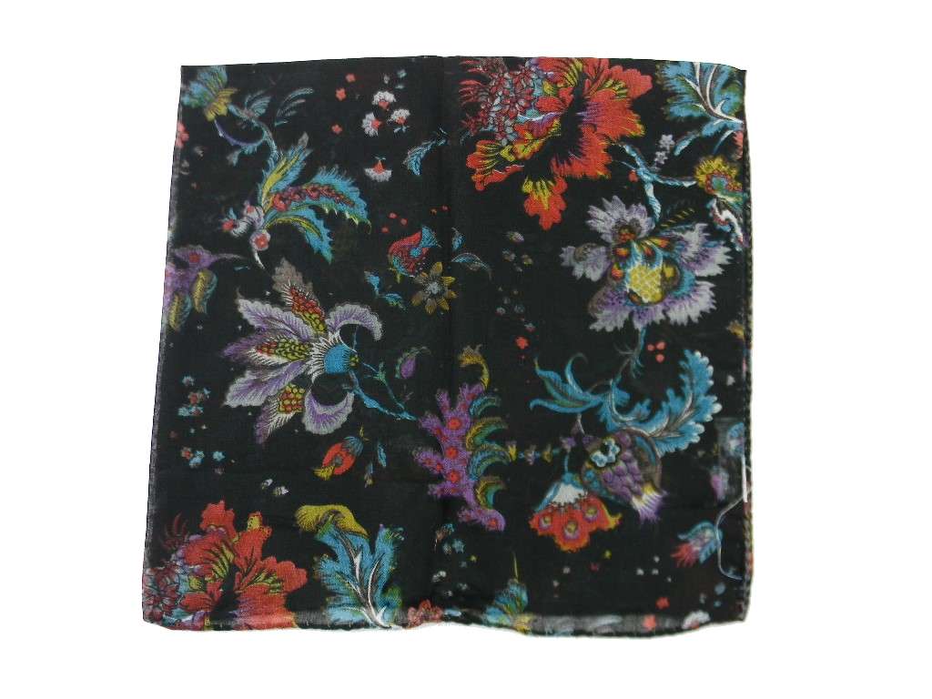 HALSTUCH TUCH DAMEN BLUMEN BLUMENMUSTER FLOWERS SCARF VERSCHIEDENE - Bild 8 von 9
