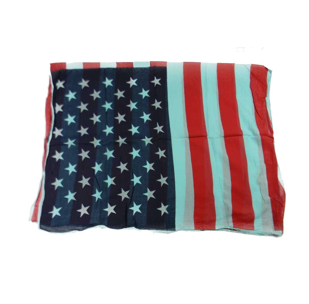 Foulard Bandiera America uomo donna kefia sciarpa Usa vintage cotone vari italy - Foto 12 di 16