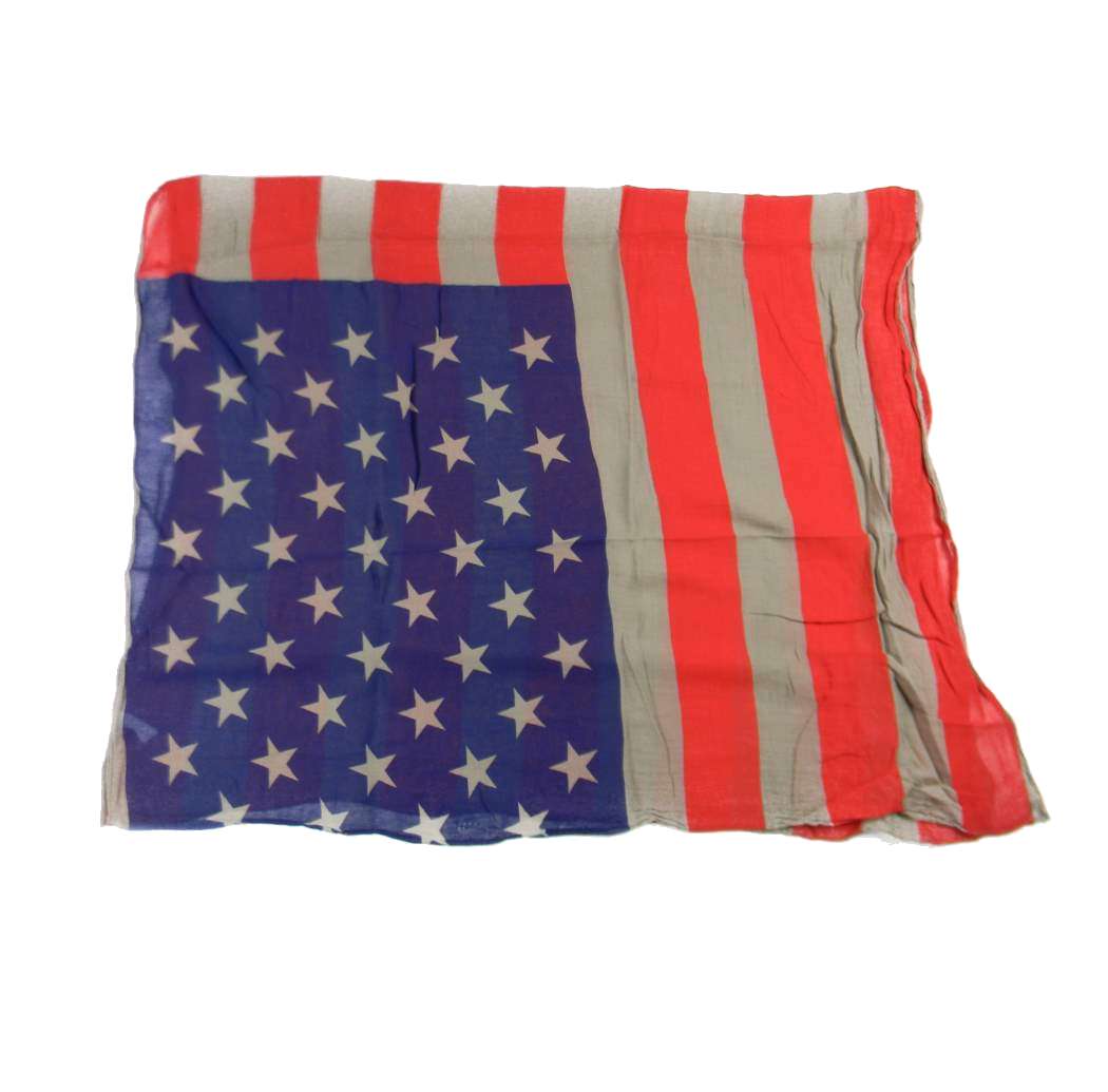 Foulard Bandiera America uomo donna kefia sciarpa Usa vintage cotone vari italy - Foto 13 di 16