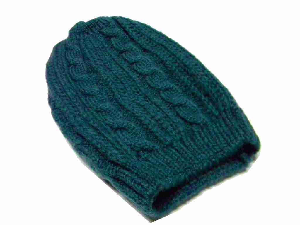 Berretto lana mohair treccia lungo vari mod donna ocra verde bianco beige  petrol | eBay