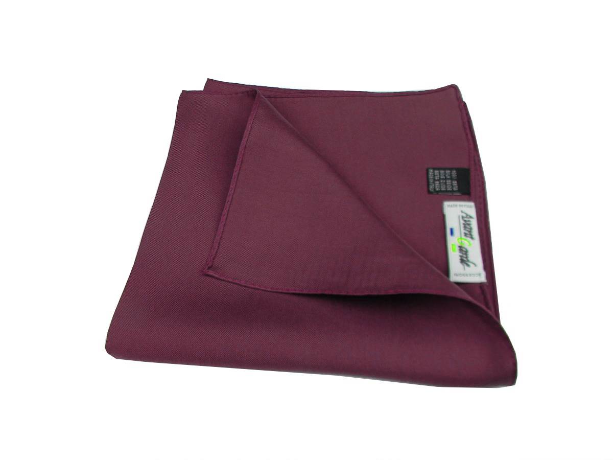 FAZZOLETTO UOMO DA TASCHINO tinta unita POCHETTE SETA MADE ITALY Man silk Pocket - Imagen 11 de 40
