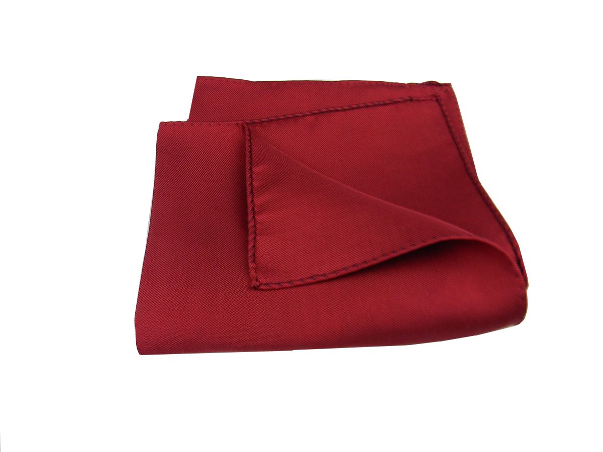 FAZZOLETTO UOMO DA TASCHINO tinta unita POCHETTE SETA MADE ITALY Man silk Pocket - Imagen 15 de 40