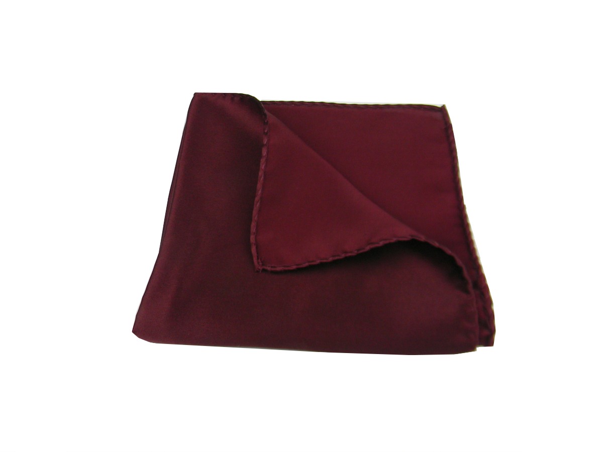 FAZZOLETTO UOMO DA TASCHINO tinta unita POCHETTE SETA MADE ITALY Man silk Pocket - Imagen 10 de 40