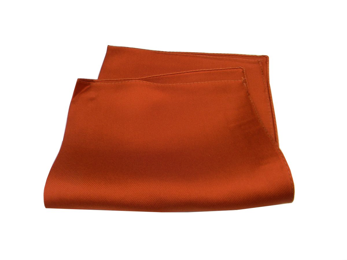 FAZZOLETTO UOMO DA TASCHINO tinta unita POCHETTE SETA MADE ITALY Man silk Pocket - Imagen 39 de 40