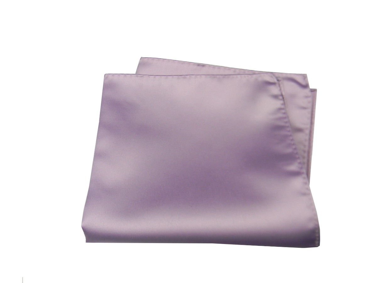 ALTA QUALITA CLASSE E STILE FAZZOLETTO LILLA ROSA TASCA - Imagen 4 de 4