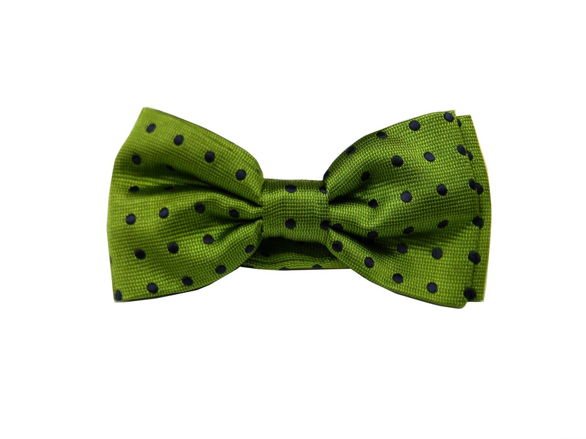 Papillon uomo seta verde rosa giallo arancio beige azzurro farfalla a pois blu - Foto 11 di 11