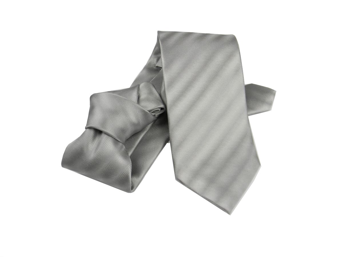 Cravatta grigio perla argento di seta grigia cerimonia | eBay