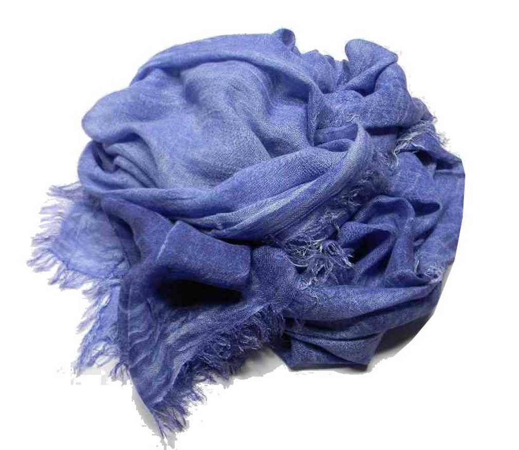 Schal Einfarbig Pasmina Dun Mann Frau Zerknittert Made IN Italy - Picture 10 of 19