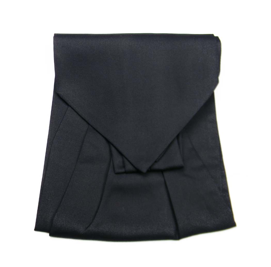 ASCOT UOMO TINTA UNITA BLU SETA FOULARD DA COLLO CASHE COL BLUE VARI TONALITA - Picture 13 of 15