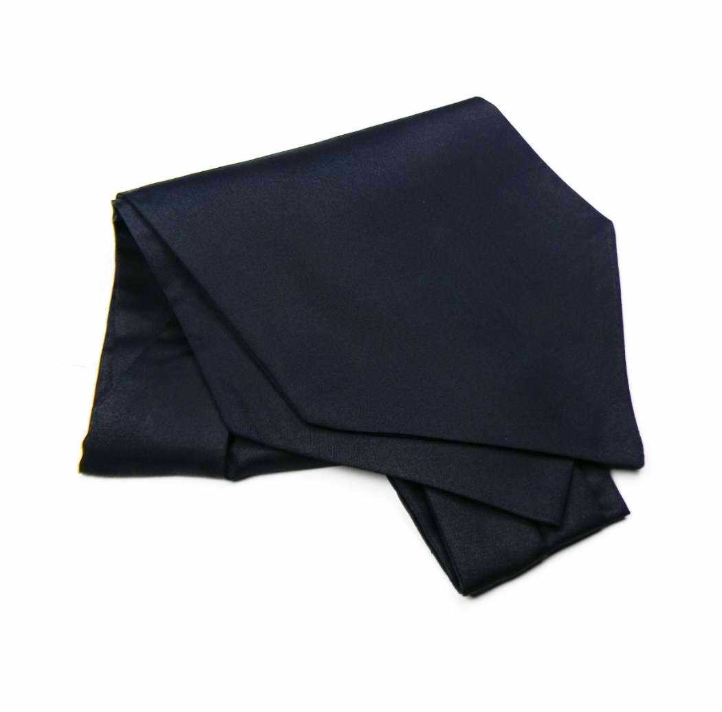 ASCOT UOMO TINTA UNITA BLU SETA FOULARD DA COLLO CASHE COL BLUE VARI TONALITA - Picture 15 of 15