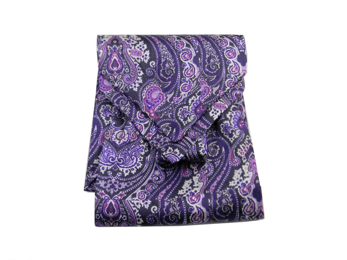 Ascot Hombre Seda Pura Varios Dibujos Cachemira Multicolor Producto De - Imagen 14 de 16