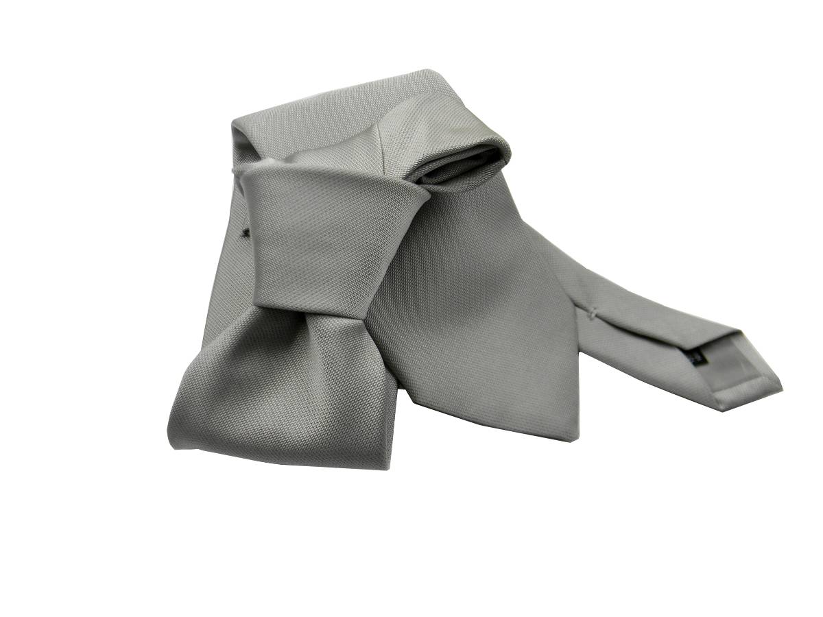 CRAVATTA grigio CHIARO SETA ITALY cerimonia CRAVATTE GRIGIE per uomo  elegante | eBay