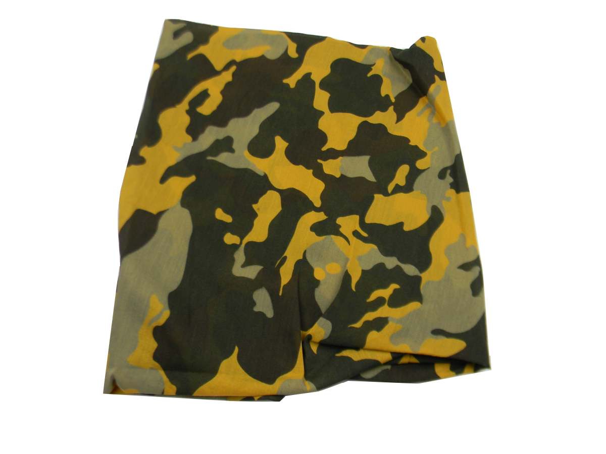 Foulard fanta mimetico kefia mimetica vintage usa camouflage azzurra beige fango - Foto 11 di 12