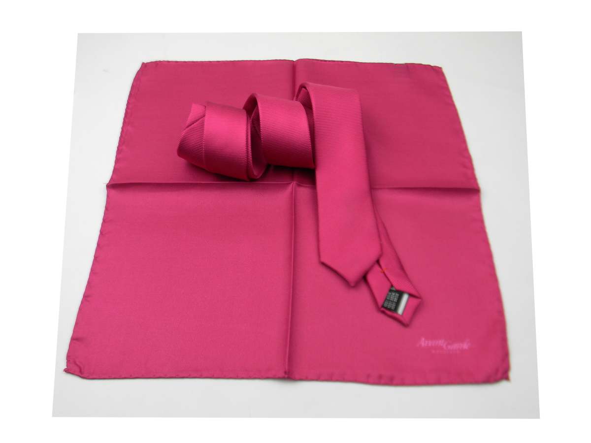 Ensemble Assorti Cravate Slim 5 Et Sac à Main Soie Couleur Unie Mouchoir M Italy - Imagen 26 de 29