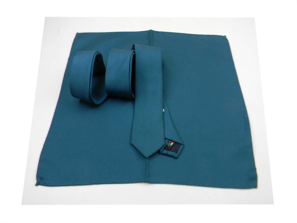 Ensemble Assorti Cravate Slim 5 Et Sac à Main Soie Couleur Unie Mouchoir M Italy - Imagen 27 de 29