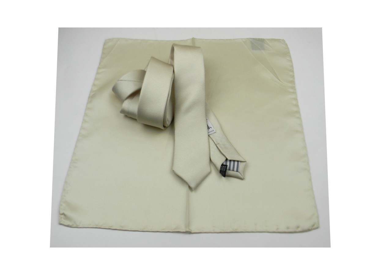 Ensemble Assorti Cravate Slim 5 Et Sac à Main Soie Couleur Unie Mouchoir M Italy - Imagen 28 de 29