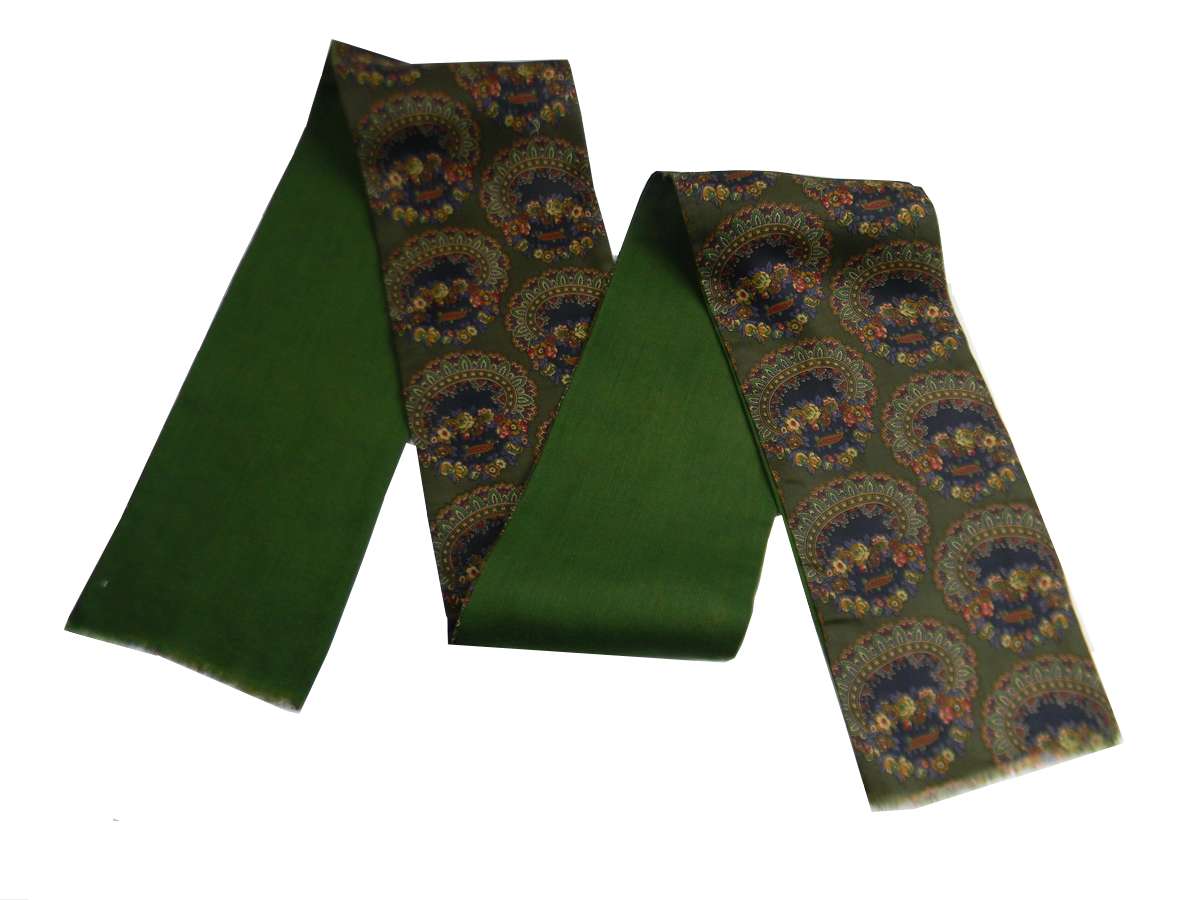 Sciarpa lana seta uomo verde bordeaux seda wool scarf doppia double m italy - Imagen 11 de 12