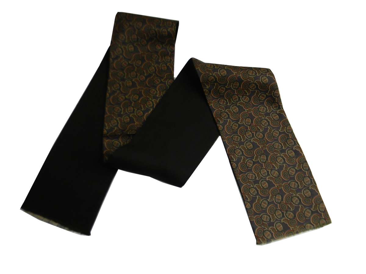 Sciarpa lana seta uomo verde bordeaux seda wool scarf doppia double m italy - Imagen 12 de 12